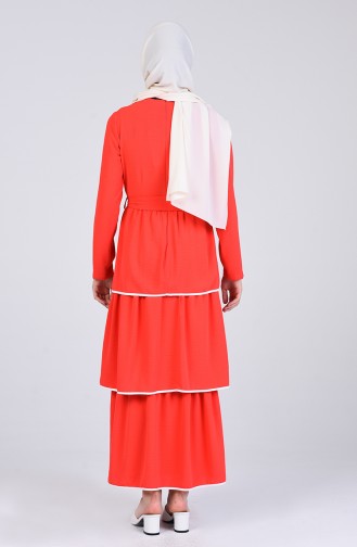Robe Hijab Corail 3074-04