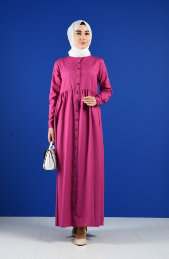 Robe Hijab Fushia Clair 5037-16