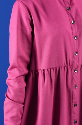 Light Fuchsia İslamitische Jurk 5037-16