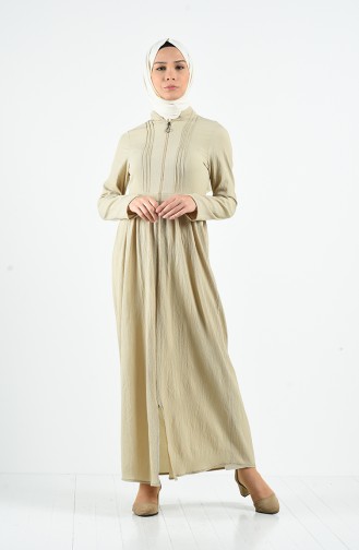 Beige Abayas 3901-08