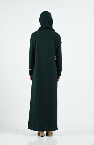 Abayas Vert emeraude 3996-03