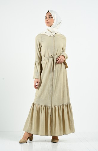 Beige Abaya 3999-08