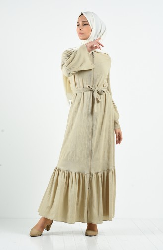 Beige Abaya 3999-08