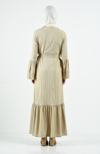 Beige Abaya 3999-08