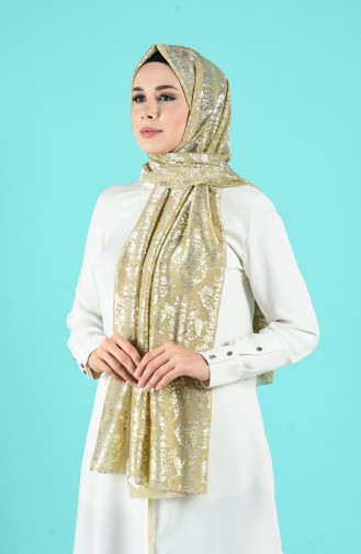 Gold Colour Sjaal 7002-07