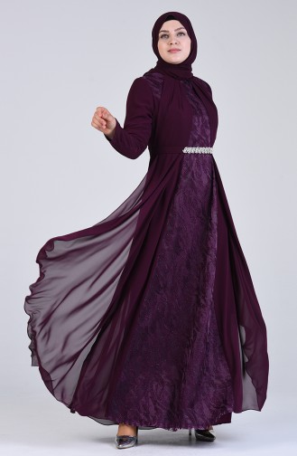 Habillé Hijab Plum 1318-03