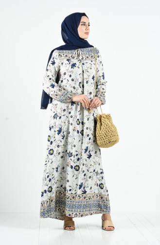 Robe Hijab Bleu Marine 8171-01