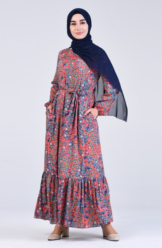 Robe Hijab Couleur brique 20Y306380A-01