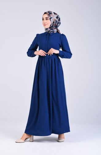 Indigo Hijab Dress 5644-01