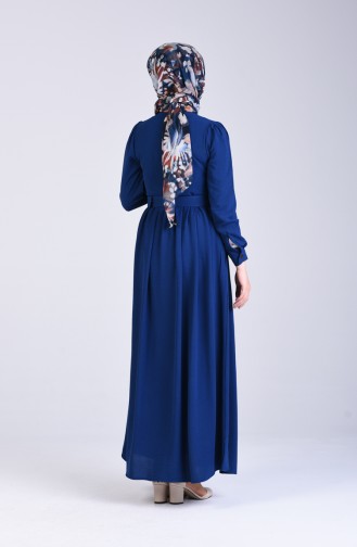 Indigo İslamitische Jurk 5644-01