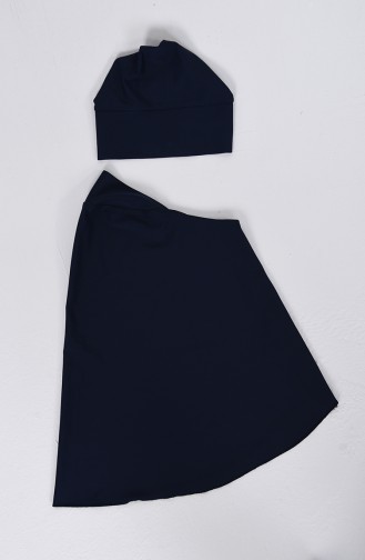 Navy Blue Swimsuit Hijab 1003-01