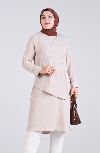 Beige Tunics 1507-09