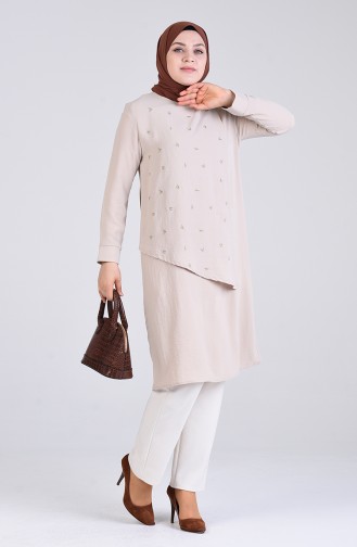 Beige Tunics 1507-09