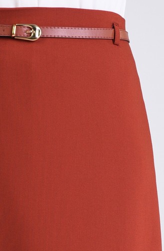 Brick Red Skirt 2220-05