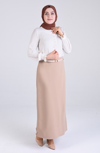 Beige Skirt 2220-07