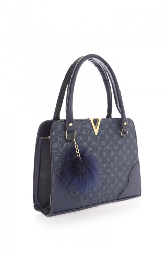 Navy Blue Shoulder Bags 196Z-04