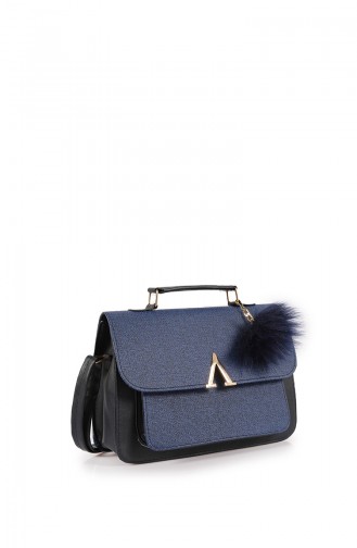 Navy Blue Shoulder Bags 40Z-41