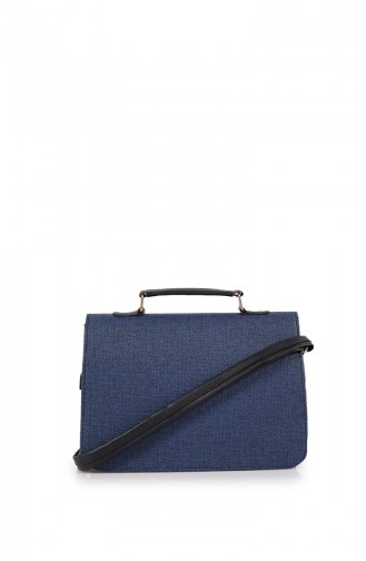 Navy Blue Shoulder Bag 40Z-41