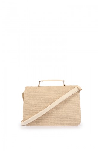 Beige Shoulder Bag 40Z-43