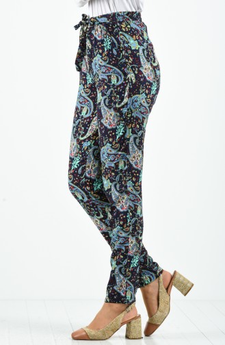 Pantalon Bleu Marine 1191-25