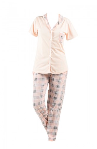 Lachsrosa Pyjama 2540-01