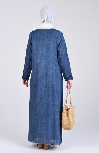 Robe Hijab Indigo 9595-01