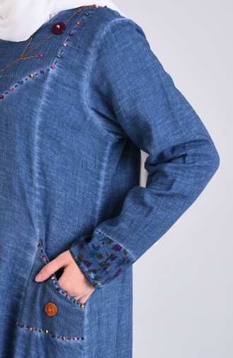 Robe Hijab Indigo 9595-01