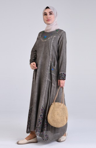 Nerz Hijab Kleider 9595-04