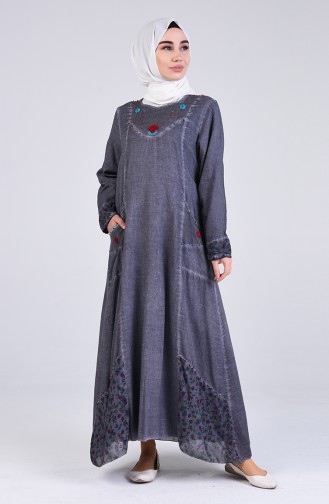 Robe Hijab Antracite 9595-05