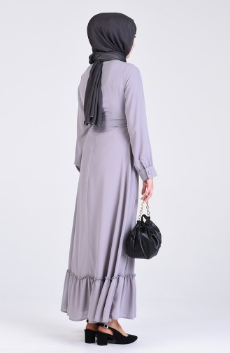 فستان رمادي 3063-01