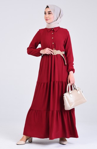 Robe Hijab Bordeaux 5483-11