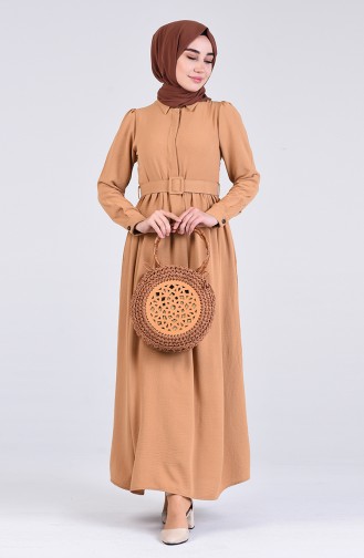 Mink Hijab Dress 5644-08