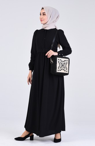 Black İslamitische Jurk 5644-10