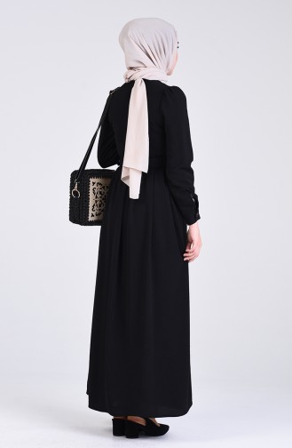 Black İslamitische Jurk 5644-10