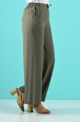 Skinny wide-leg Pants 3162-01 Khaki 3162-01