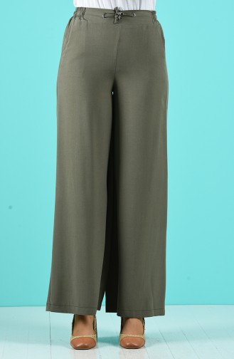 Skinny wide-leg Pants 3162-01 Khaki 3162-01