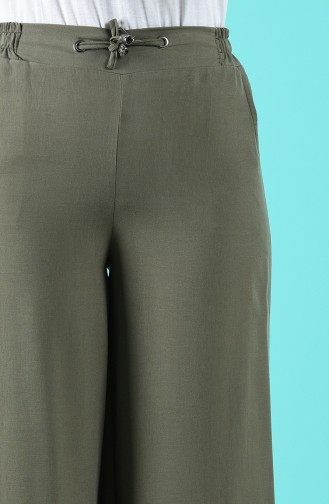 Skinny wide-leg Pants 3162-01 Khaki 3162-01