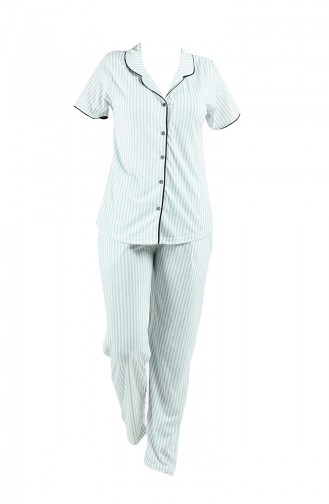 Water Green Pyjama 2538-01