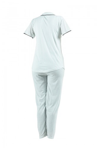 Sea Green Pajamas 2538-01