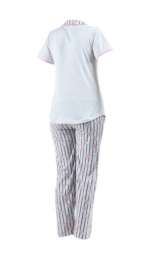 Grau Pyjama 2542-01