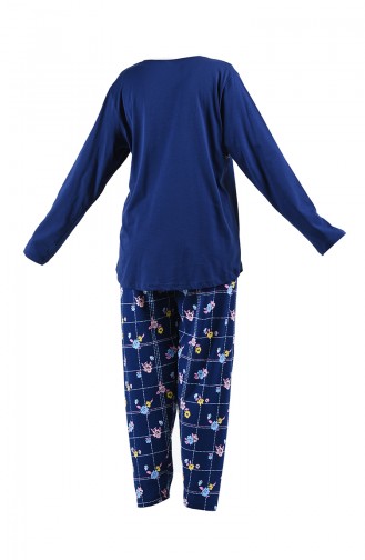 Dunkelblau Pyjama 905102-A