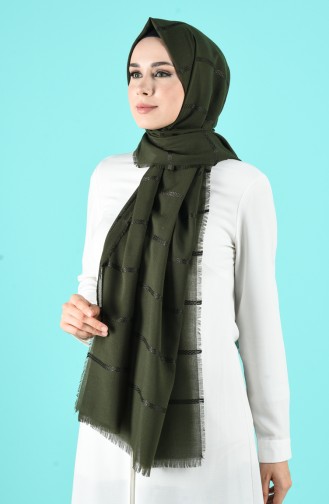 Khaki Shawl 8000-08