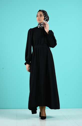 فستان أسود 12045-01