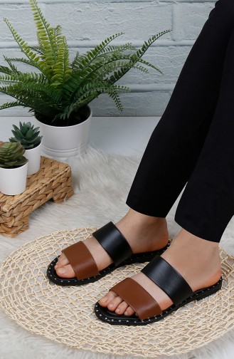 Chaussons Pour Femme Noir 0003-02