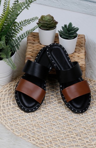 Chaussons Pour Femme Noir 0003-02