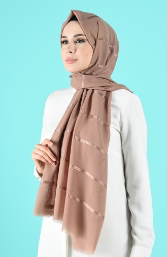 Beige Sjaal 8000-12