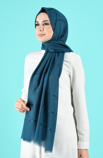 Oil Blue Sjaal 8000-17