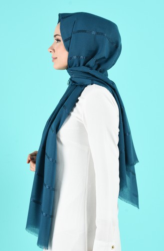 Oil Blue Sjaal 8000-17