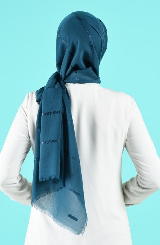 Oil Blue Sjaal 8000-17