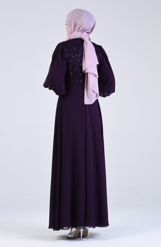 Lila Hijab-Abendkleider 52771-04